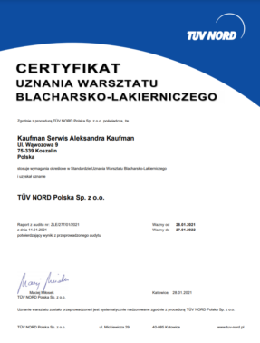 TUW_NORD_Certyfikat